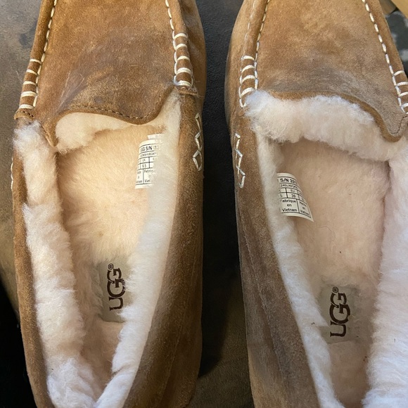 Ugg Ansley Chestnut Suede Shoes-Size 8 - Picture 2 of 6